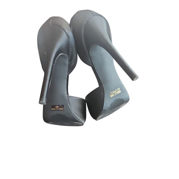 Mark And James By Badgley Mischka Womens Peep Toe Heel size 8M Trendy - Picture 5 of 5